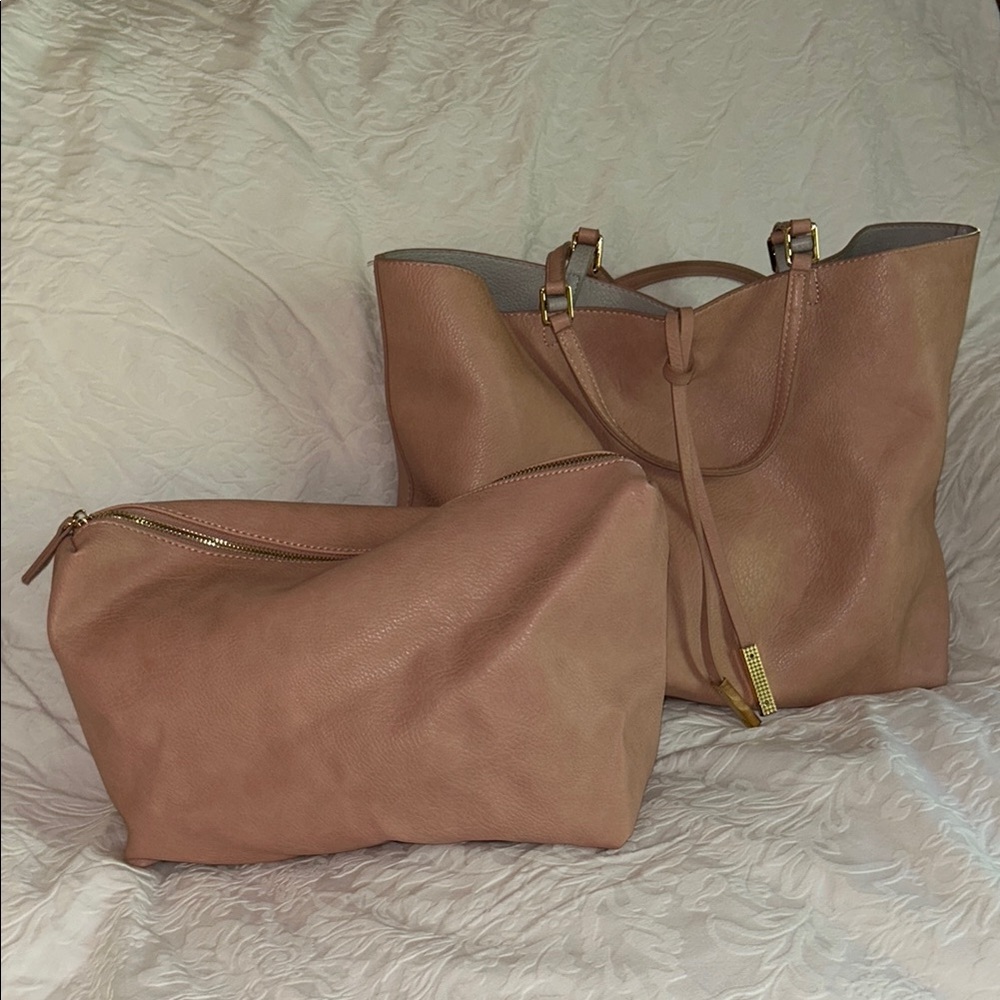 MMS Design Studio Tan Leather Tote Bag